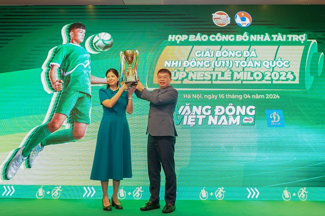 Nestlé MILO đồng hành cùng Giải Bóng đá Nhi đồng toàn quốc 2024